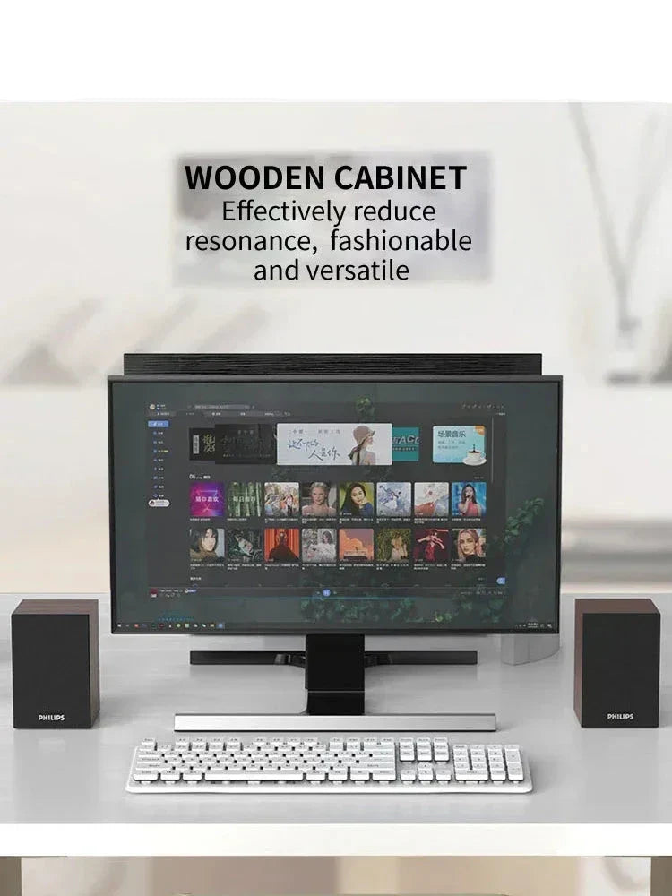 Bluetooth Speaker Surround Stereo Sound Wireless (Brown)-4