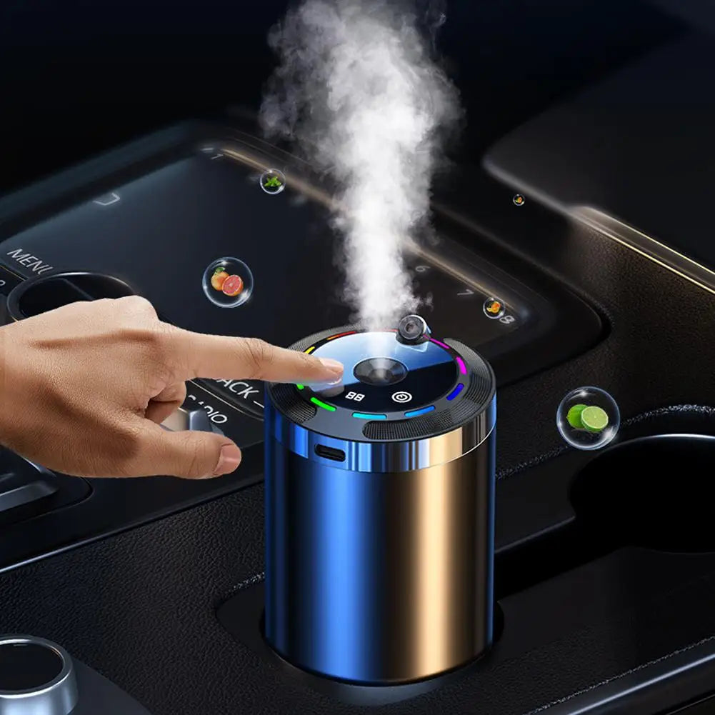 Mini Car Humidifier Adjustable LED