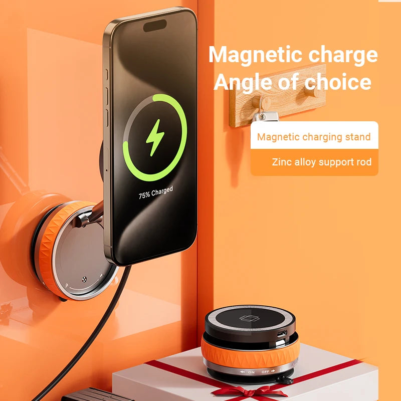 Vacuum Car Magnetic Wireless Charger Foldable 360°